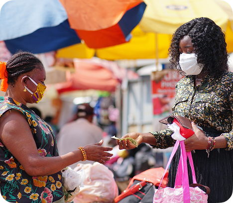 Community members engaging in local activities